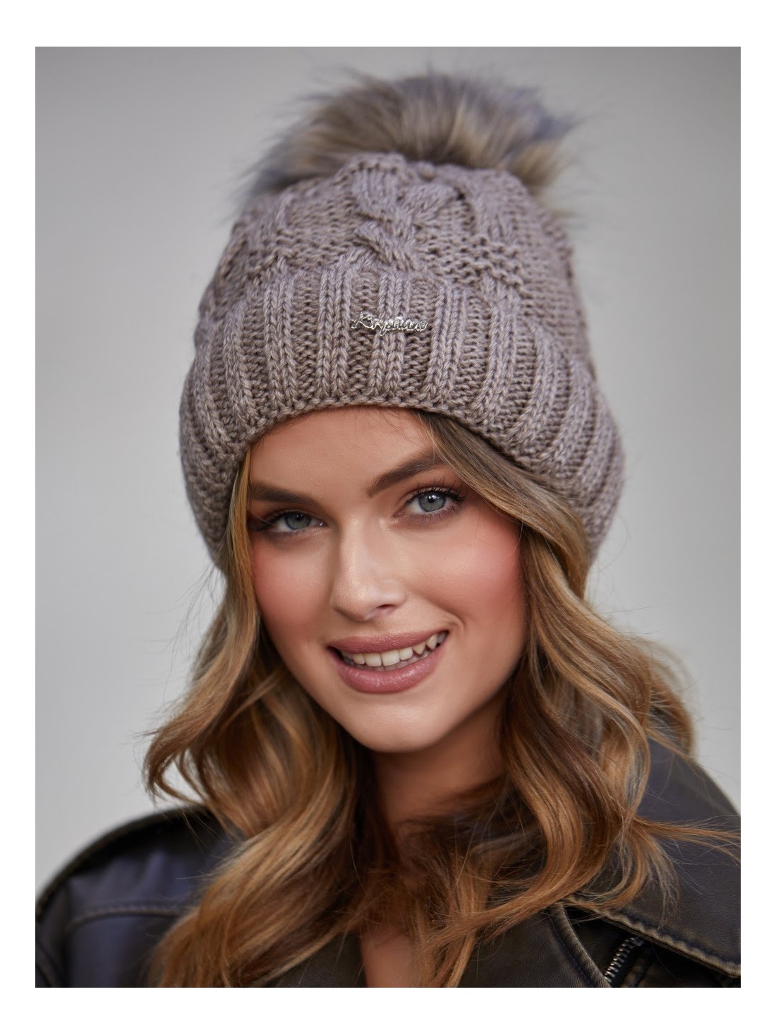 Cappuccino women\'s winter hat C12 - Online store - Boutique